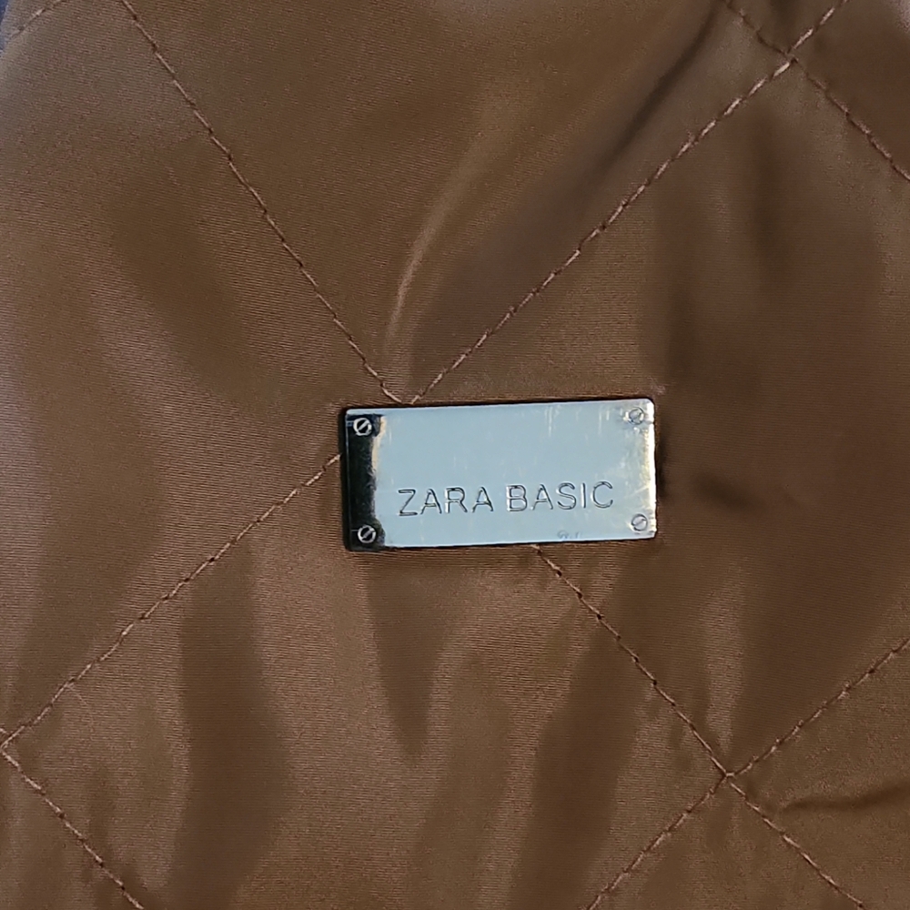 Zara Basic Parka Jacket Sz M Adjustable - image 7